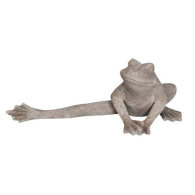 Resin Frog Figurine with Leg Out