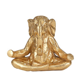 Polyresin 8" Meditating Elephant