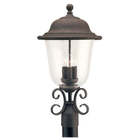 Trafalgar Three-Light LED Outdoor Post Lantern