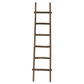 76" Decorative Wood Ladder