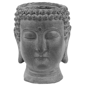 9" Resin Buddha Flower Pot