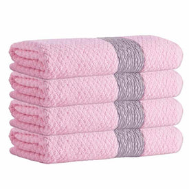 Anton Turkish Cotton Four-Piece Bath Towel Set