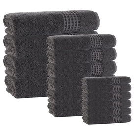Ela Turkish Cotton 16-Piece Towel Set