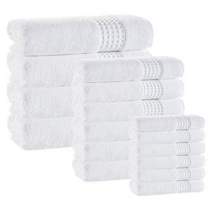 ELA16WHT Bathroom/Bathroom Linens & Rugs/Towel Set