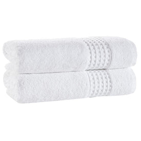 Ela Turkish Cotton Two-Piece Bath Towel Set