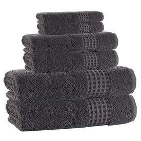 Ela Turkish Cotton Six-Piece Towel Set