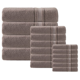 Enchasoft Turkish Cotton 16-Piece Towel Set