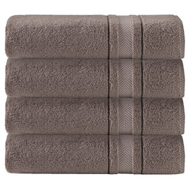 Enchasoft Turkish Cotton Four-Piece Bath Towel Set