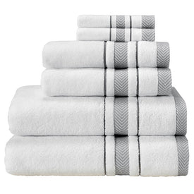 Enchasoft Turkish Cotton Six-Piece Towel Set