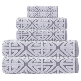 Glamour Turkish Cotton Six-Piece Towel Set