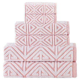 Glamour Turkish Cotton Six-Piece Towel Set