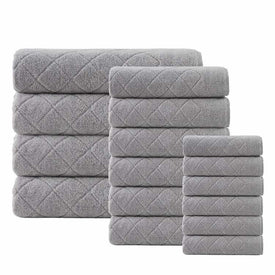 Gracious Turkish Cotton 16-Piece Towel Set