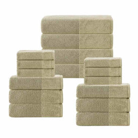 Incanto Turkish Cotton 16-Piece Towel Set