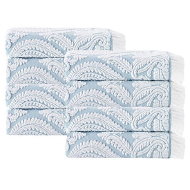 Laina Turkish Cotton Eight-Piece Hand Towel Set