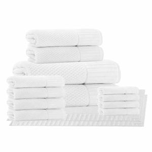 TIMARWHT16 Bathroom/Bathroom Linens & Rugs/Towel Set