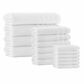 Veta Turkish Cotton 16-Piece Towel Set