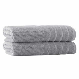 Veta Turkish Cotton Two-Piece Bath Towel Set