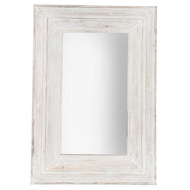 24" x 36" Rectangular Wood Framed Wall Mirror