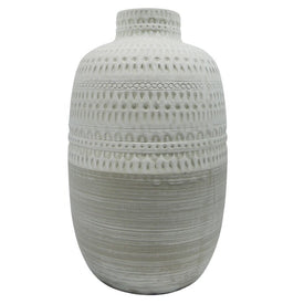 9.75" Tribal Ceramic Vase
