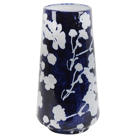 6.25" x 12.5" Ceramic Floral Vase