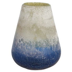 8.25" x 11" Two-Tone Glass Vase