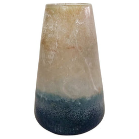 8.25" x 13.78" Two-Tone Glass Vase