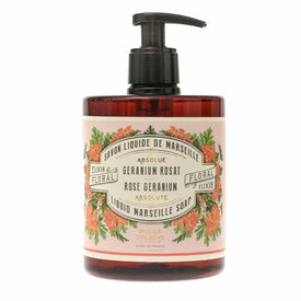 Absolutes Rose Geranium Liquid Marseille Soap and Hand Cream Set