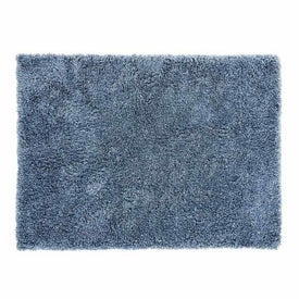 5' x 7' Microfiber Polyester Canillo Shag Persian Blue Area Rug