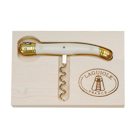 Jean Dubost Laguiole Corkscrew with Ivory Handle in Box