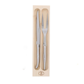 Jean Dubost Laguiole Stainless Steel Carving Set