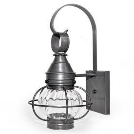 Caged Onion Single-Light Small Outdoor Wall Lantern