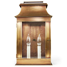 Concord Two-Light Outdoor Pagoda Wall Lantern