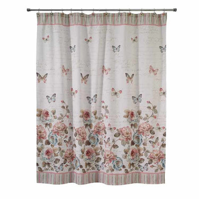 Product Image: 13882H WHT Bathroom/Bathroom Accessories/Shower Curtains