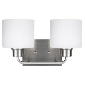Canfield Two-Light LED Bathroom Vanity Fixture