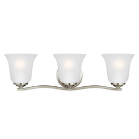 Emmons Three-Light Bathroom Vanity Fixture