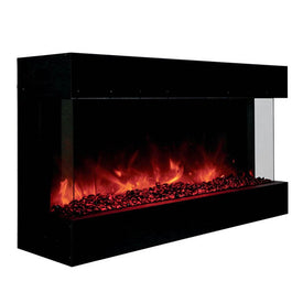 Tru-View 40" Three-Sided Glass Electric Fireplace Built-In Only
