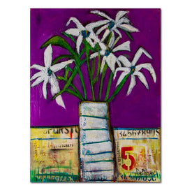 William Debilzan Bouquet 15 16" x 20" Gallery-Wrapped Canvas Wall Art