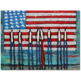 William Debilzan America The Beautiful 16" x 20" x 2" Gallery-Wrapped Canvas Wall Art
