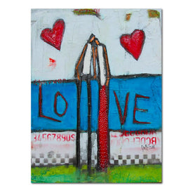 William Debilzan Love 2 16" x 20" x 2" Gallery-Wrapped Canvas Wall Art