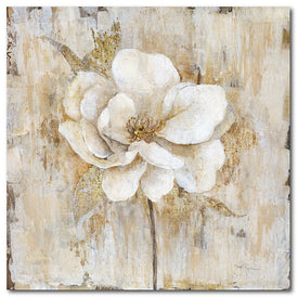 Venetian Gold Botanical I 24" x 24" Gallery-Wrapped Canvas Wall Art