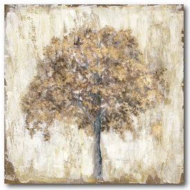 Venetian Gold Tree 16" x 16" Gallery-Wrapped Canvas Wall Art