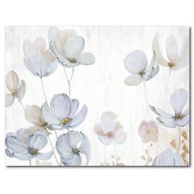 Floating Florals 12" x 18" Gallery-Wrapped Canvas Wall Art