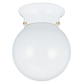 Tomkin Single-Light Flush Mount Ceiling Fixture