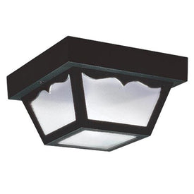 Two-Light LED Outdoor Flush Mount Ceiling Fixture