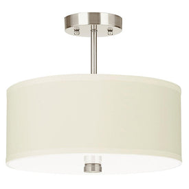 Dayna Two-Light LED Convertible Flush/Semi-Flush Mount Ceiling Fixture