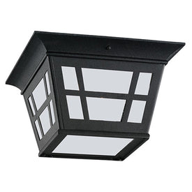 Herrington Two-Light Outdoor Flush Mount Ceiling Fixture