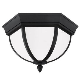 Wynfield Two-Light Outdoor Flush Mount Ceiling Fixture