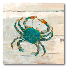 Wake Up Crabby I 16" x 16" Gallery-Wrapped Canvas Wall Art