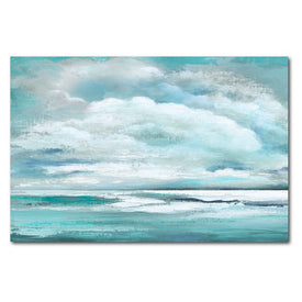 Coastal Clouds 12" x 18" Gallery-Wrapped Canvas Wall Art