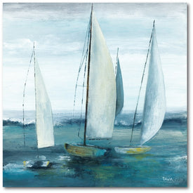 Out To Sea 24" x 24" Gallery-Wrapped Canvas Wall Art